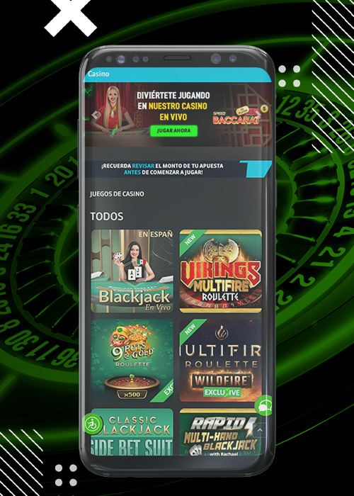 juegos de casino disponibles en la aplicación strendus